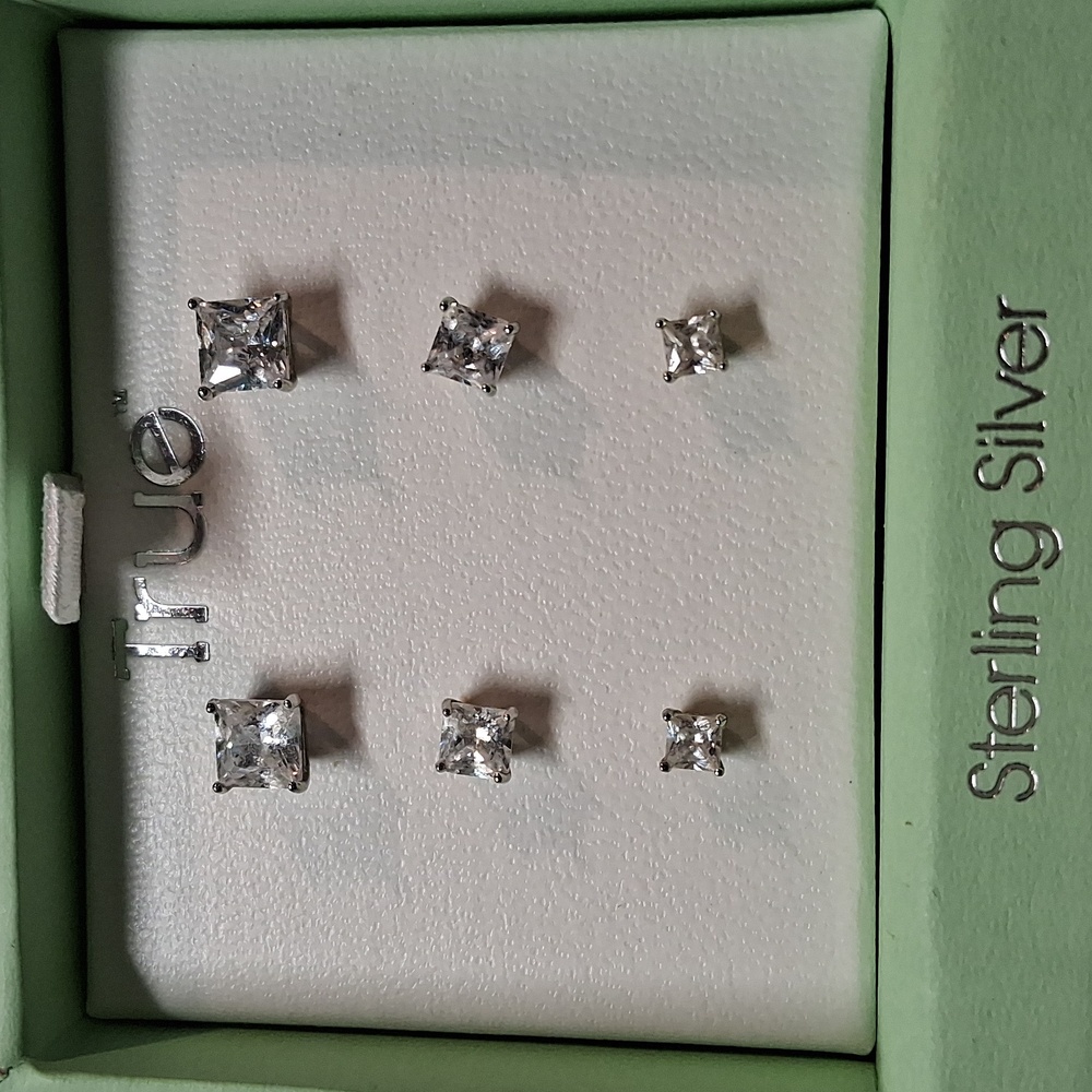 Princess Cut Trio